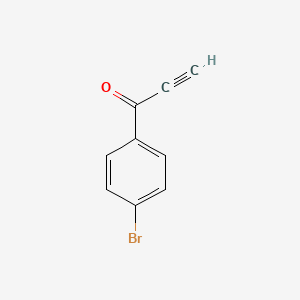 molecular formula C9H5BrO B3191380 Ethynyl(4-bromophenyl) ketone CAS No. 54012-24-7