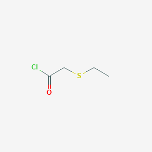 molecular formula C4H7ClOS B3191401 Acetyl chloride, (ethylthio)- CAS No. 54256-37-0