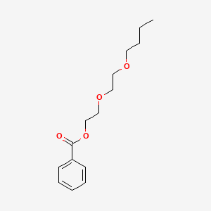 molecular formula C15H22O4 B3191452 2-(2-Butoxyethoxy)ethyl benzoate CAS No. 5451-84-3