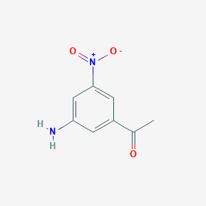 molecular formula C8H8N2O3 B3191463 1-(3-Amino-5-nitrophenyl)ethanone CAS No. 5456-49-5