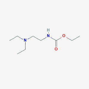 molecular formula C9H20N2O2 B3191484 ethyl N-[2-(diethylamino)ethyl]carbamate CAS No. 5470-29-1