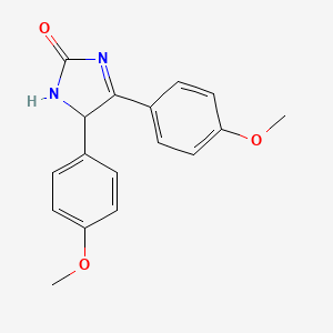 4,5-Bis(4-methoxyphenyl)-1,5-dihydroimidazol-2-one