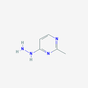 4(1H)-Pyrimidinone, 2-methyl-, hydrazone (9CI)