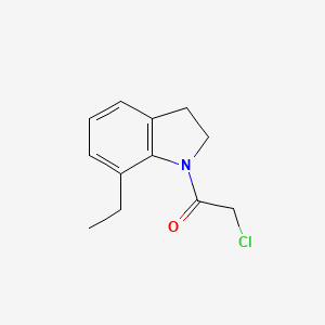 1H-Indole, 1-(chloroacetyl)-7-ethyl-2,3-dihydro-