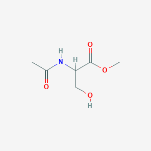 molecular formula C6H11NO4 B3191525 dl-Serine, N-acetyl-, methyl ester CAS No. 55299-56-4
