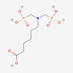 6-[Bis(phosphonomethyl)amino]hexanoic acid