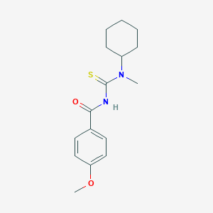 N-cyclohexyl-N'-(4-methoxybenzoyl)-N-methylthiourea