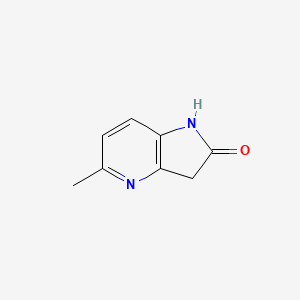 molecular formula C8H8N2O B3191611 5-Methyl-1H-pyrrolo[3,2-b]pyridin-2(3H)-one CAS No. 56057-24-0