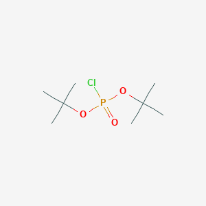 molecular formula C8H18ClO3P B3191616 二叔丁基氯代磷酸酯 CAS No. 56119-60-9