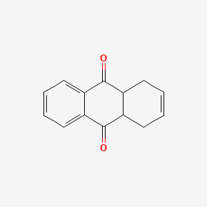 B3191628 9,10-Anthracenedione, 1,4,4a,9a-tetrahydro- CAS No. 56136-14-2