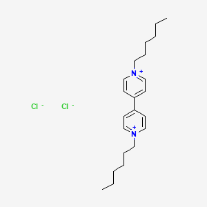 4,4'-Bipyridinium, 1,1'-dihexyl-, dichloride