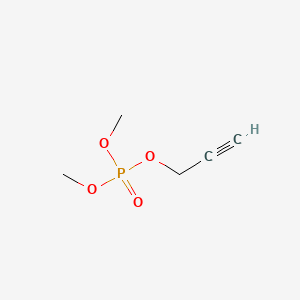 molecular formula C5H9O4P B3191663 Phosphoric acid, dimethyl 2-propynyl ester CAS No. 56379-74-9