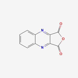 molecular formula C10H4N2O3 B3191686 Furo[3,4-b]quinoxaline-1,3-dione CAS No. 5660-34-4