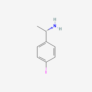 molecular formula C8H10IN B3191689 (S)-1-(4-iodophenyl)ethanamine CAS No. 56639-48-6