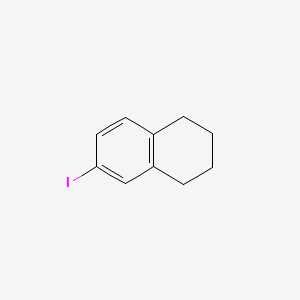 molecular formula C10H11I B3191699 6-Iodo-1,2,3,4-tetrahydronaphthalene CAS No. 56804-94-5