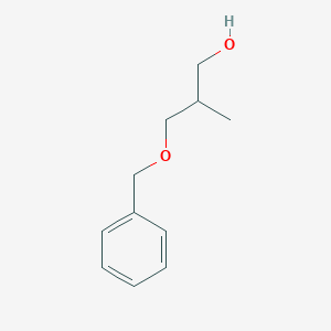 molecular formula C11H16O2 B3191710 3-(Benzyloxy)-2-methylpropan-1-ol CAS No. 56850-59-0