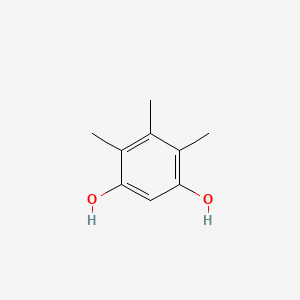 molecular formula C9H12O2 B3191734 4,5,6-Trimethylbenzene-1,3-diol CAS No. 5700-67-4