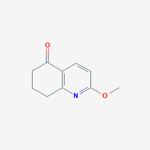molecular formula C10H11NO2 B3191756 2-Methoxy-7,8-dihydroquinolin-5(6H)-one CAS No. 57311-38-3
