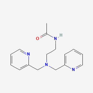 molecular formula C16H20N4O B3191761 Acetamide, N-[2-[bis(2-pyridinylmethyl)amino]ethyl]- CAS No. 573967-89-2