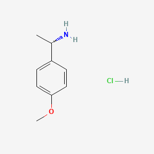 molecular formula C9H14ClNO B3191772 (S)-1-(4-Methoxyphenyl)ethanamine hydrochloride CAS No. 574744-39-1