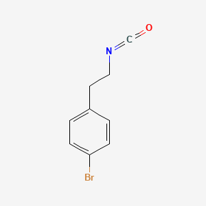 molecular formula C9H8BrNO B3191829 1-溴-4-(2-异氰酸酯乙基)苯 CAS No. 581812-65-9
