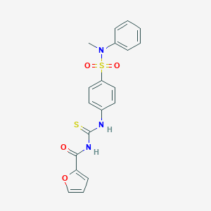 N-({4-[methyl(phenyl)sulfamoyl]phenyl}carbamothioyl)furan-2-carboxamide