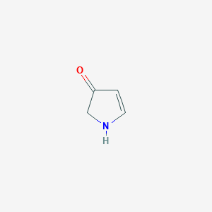 molecular formula C4H5NO B3191870 1H-Pyrrol-3(2H)-one CAS No. 5860-48-0