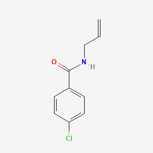 molecular formula C10H10ClNO B3191874 Benzamide, 4-chloro-N-2-propenyl- CAS No. 5866-99-9