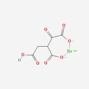molecular formula C6H4BaO7 B3191889 Oxalosuccinic acid barium salt CAS No. 58823-93-1