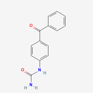 molecular formula C14H12N2O2 B3191895 (4-Benzoylphenyl)urea CAS No. 58906-38-0