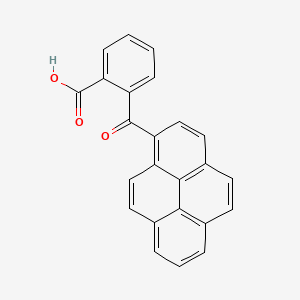 molecular formula C24H14O3 B3191897 Benzoic acid, 2-(1-pyrenylcarbonyl)- CAS No. 58926-23-1