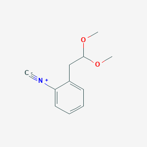 molecular formula C11H13NO2 B3191910 1-(2,2-Dimethoxy-ethyl)-2-isocyano-benzene CAS No. 592479-02-2