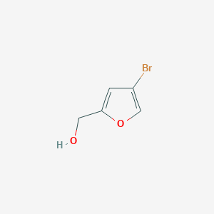 molecular formula C5H5BrO2 B3191924 (4-Bromofuran-2-yl)methanol CAS No. 59413-71-7
