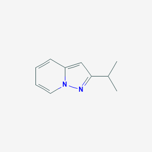 molecular formula C10H12N2 B3191979 2-Isopropylpyrazolo[1,5-a]pyridine CAS No. 59942-84-6