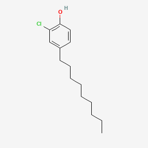 molecular formula C15H23ClO B3191985 2-Chloro-4-nonylphenol CAS No. 60044-33-9