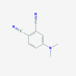 molecular formula C10H9N3 B3192021 1,2-Benzenedicarbonitrile, 4-(dimethylamino)- CAS No. 60469-85-4