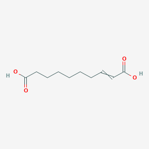 molecular formula C10H16O4 B3192029 Decenedioic acid CAS No. 6048-93-7