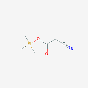 molecular formula C6H11NO2Si B3192034 Trimethylsilyl cyanoacetate CAS No. 60511-70-8