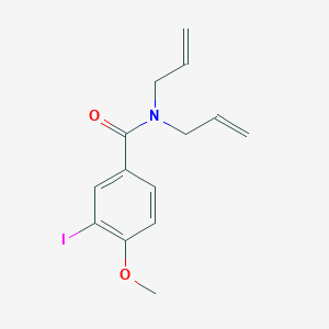 molecular formula C14H16INO2 B319204 N,N-diallyl-3-iodo-4-methoxybenzamide 