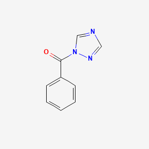 molecular formula C9H7N3O B3192059 Phenyl(1H-1,2,4-triazol-1-yl)methanone CAS No. 60718-51-6