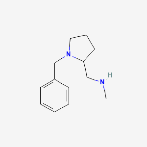 molecular formula C13H20N2 B3192066 (1-Benzyl-pyrrolidin-2-ylmethyl)-methyl-amine CAS No. 60737-18-0