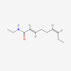 molecular formula C11H19NO B3192088 (2E,6Z)-N-ethylnona-2,6-dienamide CAS No. 608514-56-3