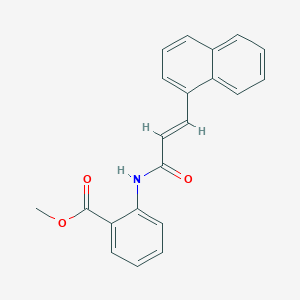 Methyl 2-{[3-(1-naphthyl)acryloyl]amino}benzoate