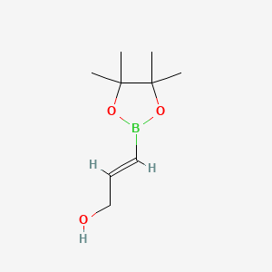 molecular formula C9H17BO3 B3192092 (E)-3-(4,4,5,5-Tetramethyl-1,3,2-dioxaborolan-2-YL)-2-propen-1-OL CAS No. 608534-39-0