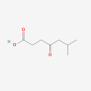 molecular formula C8H14O3 B3192099 6-Methyl-4-oxoheptanoic acid CAS No. 60856-79-3