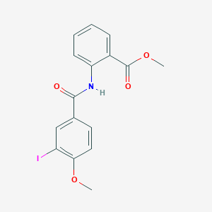 Methyl 2-[(3-iodo-4-methoxybenzoyl)amino]benzoate