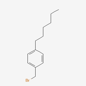 molecular formula C13H19B B3192123 4-Hexylbenzyl bromide CAS No. 60982-72-1