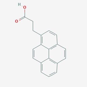 molecular formula C19H14O2 B3192131 1-Pyrenepropanoic acid CAS No. 61098-93-9