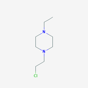 molecular formula C8H17ClN2 B3192164 1-(2-Chloroethyl)-4-ethylpiperazine CAS No. 61272-37-5