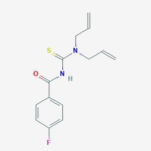 molecular formula C14H15FN2OS B319217 N,N-diallyl-N'-(4-fluorobenzoyl)thiourea 